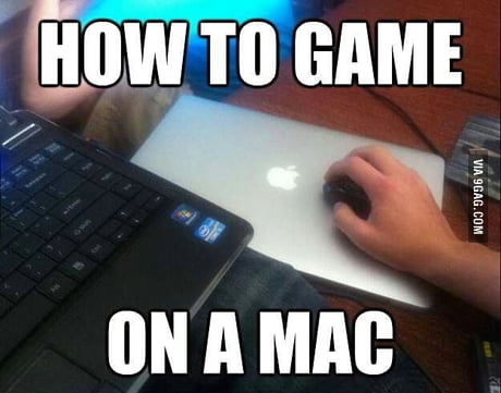 gaming on a mac funny