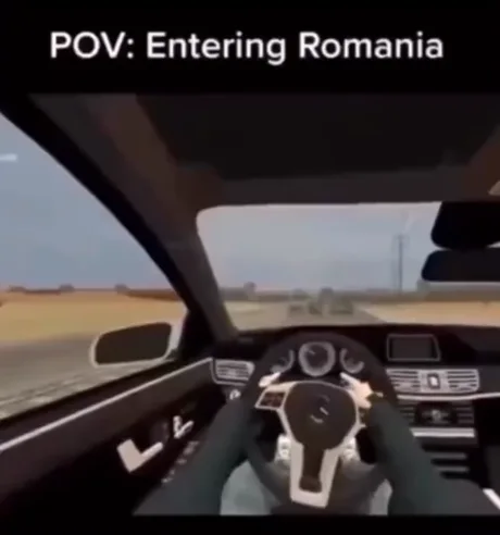 When you live in Romania, have no roads , no brain but bro.. your gate is Louis  Vuitton. - 9GAG