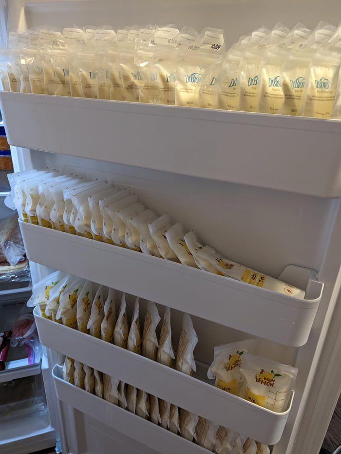 Freezer broke. All this breast milk needs to be thrown out 9GAG