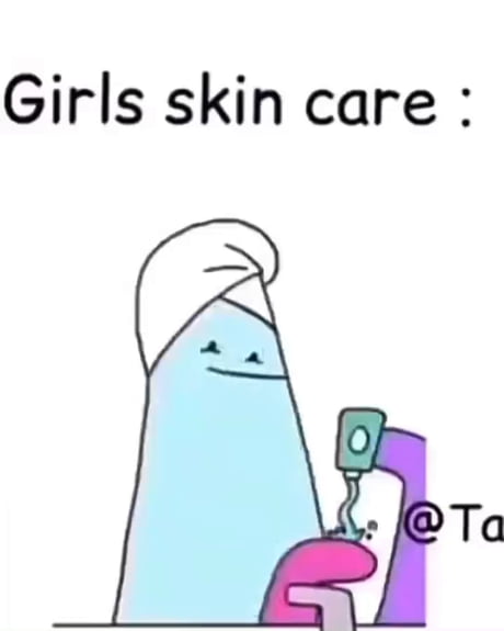 Skin care Girl Vs Boy