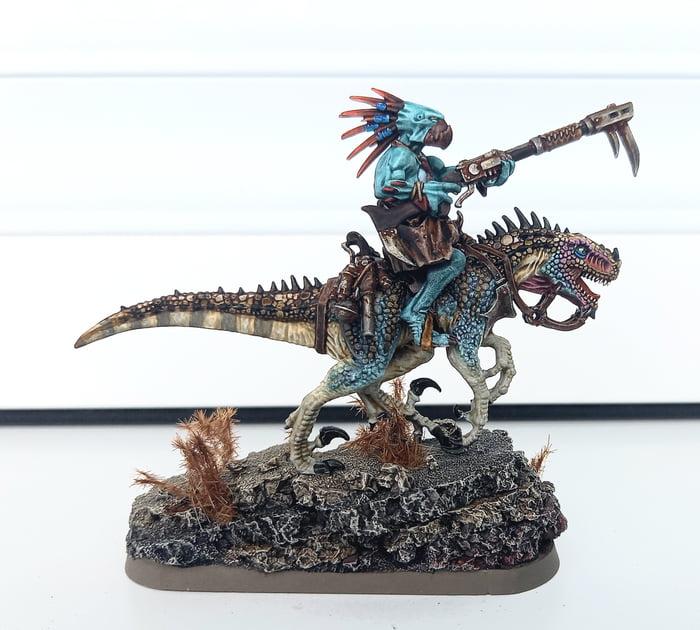 Kroot Knarloc Rider Kitbash Finished - 9GAG