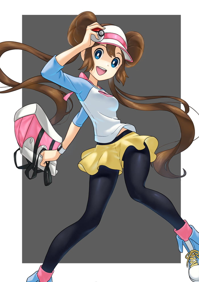 Anime Pantyhose Legs #1037: Pokemon Trainer Rosa/Mei (Pokemon Black 2 ...