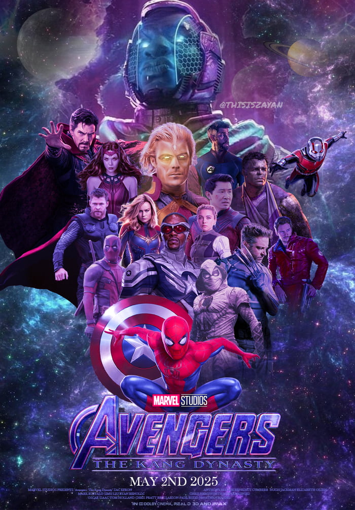 Avengers: The Kang Dynasty CONCEPT Poster Made By @thisiszayan - 9GAG