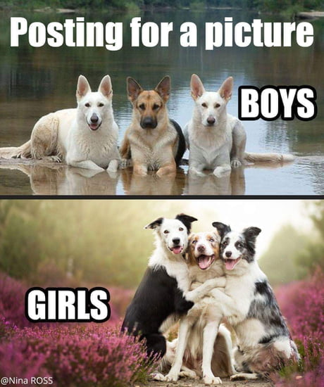 Posting with the boys