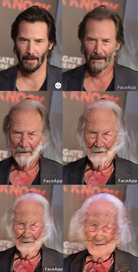 Keanu after Faceapp - 9GAG