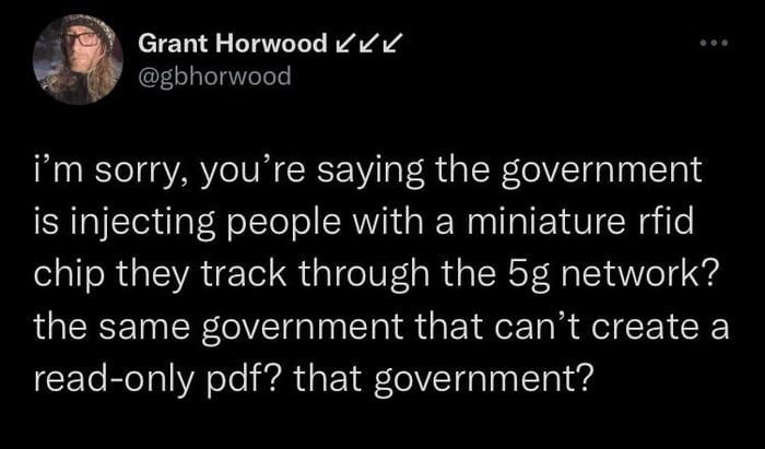 That government?
