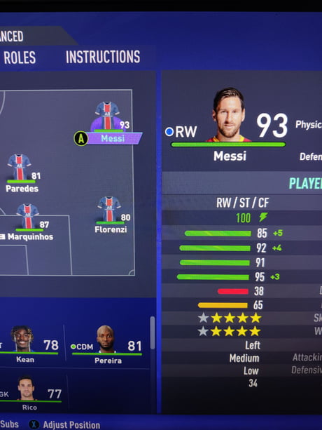 FIFA 21: Messi recebe carta perfeita como a primeira no PSG, fifa