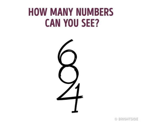 How Many Numbers Do You See 9gag