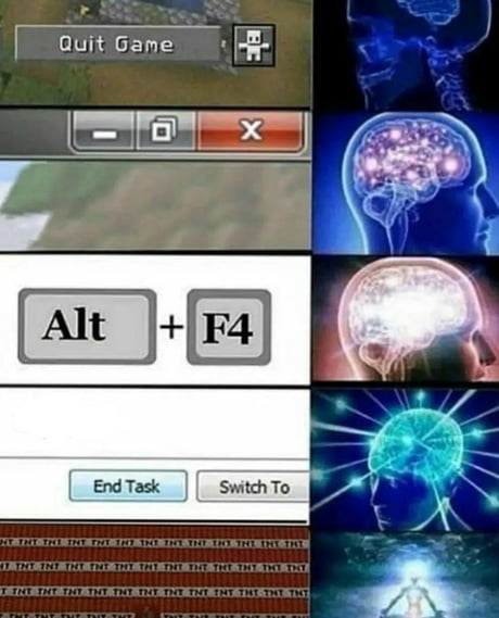 How To Exit Minecraft 9gag