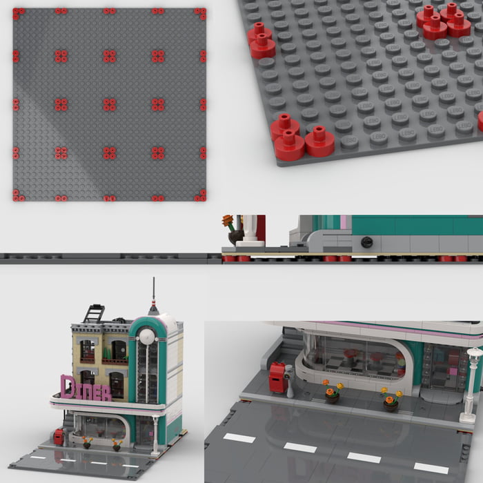 Rendere compatibili (in altezza) vecchie baseplate con nuove strade - Area  Tecnica - Il Forum di ItLUG – Italian LEGO® Users Group