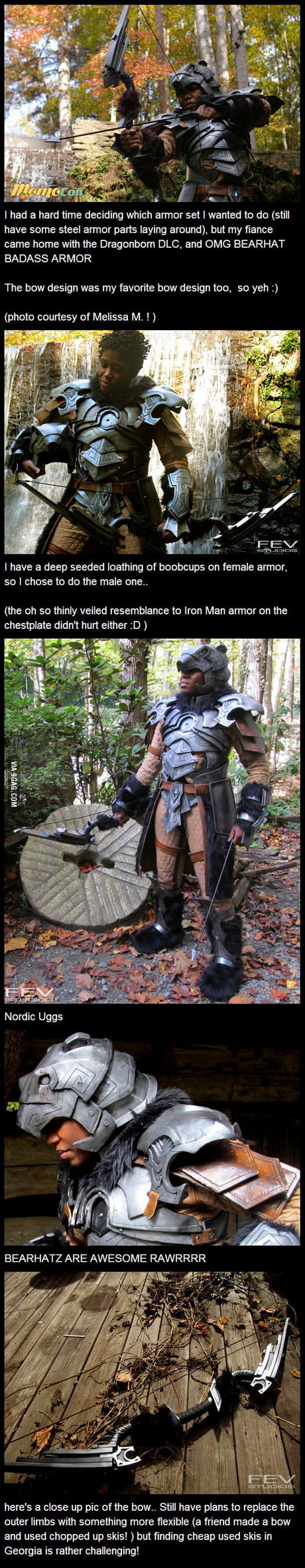 This Cosplay Guy Builds Awesome Skyrim Armor 9gag