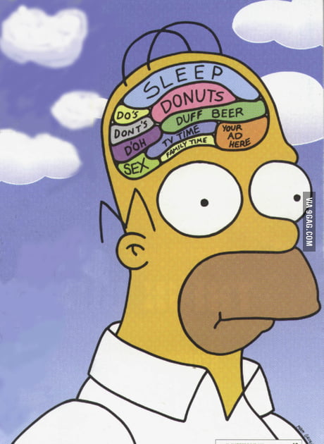 Homer Simpson Brain 9gag