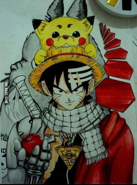 Best anime compilation drawing ever... - 9GAG