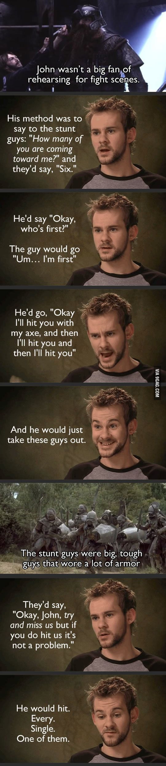 When Filming Lord Of The Rings 9GAG