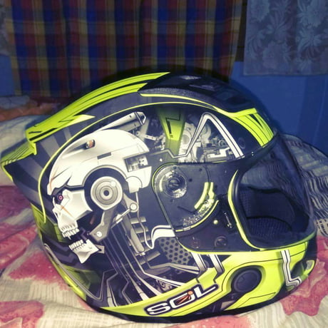 Sol metal best sale man helmet