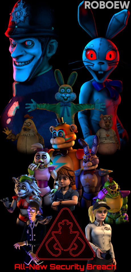 The new roast of characters of the new Fnaf looks very promising - 9GAG