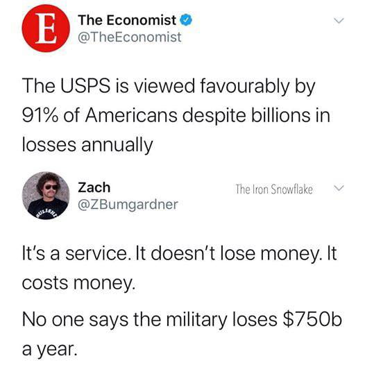USPS doesn’t lose lose money