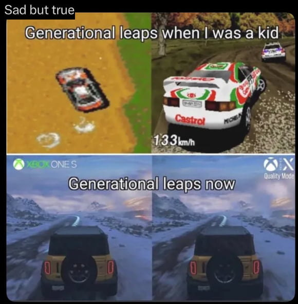 Sad but true... old games vs new games