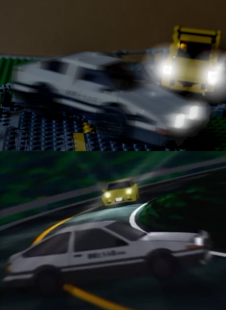N Nani Kansei Dorifuto Initial D First Stage Moc Diorama 9gag