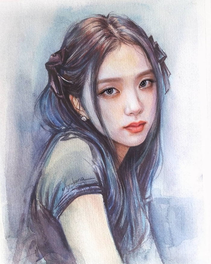 Photo : Jisoo portrait by arty_kona