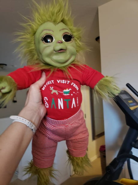 You Can Buy Baby Grinch Doll That Looks Like It Will Haunt Your