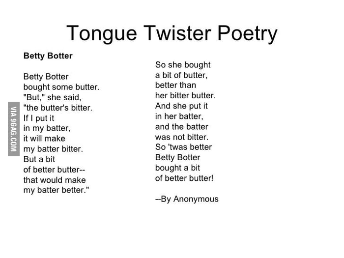 Enjoy This Tongue Twister 9gag