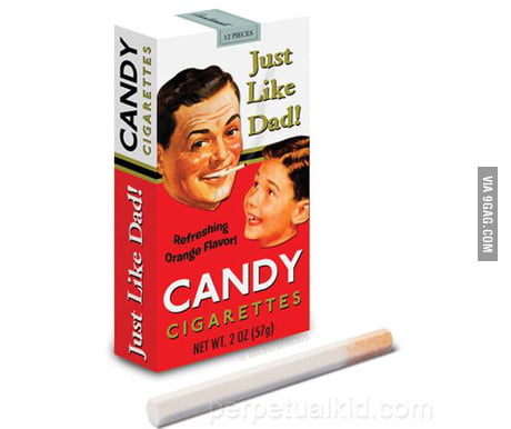 Wtf 70 S Just Like Dad Candy Cigarettes 9gag