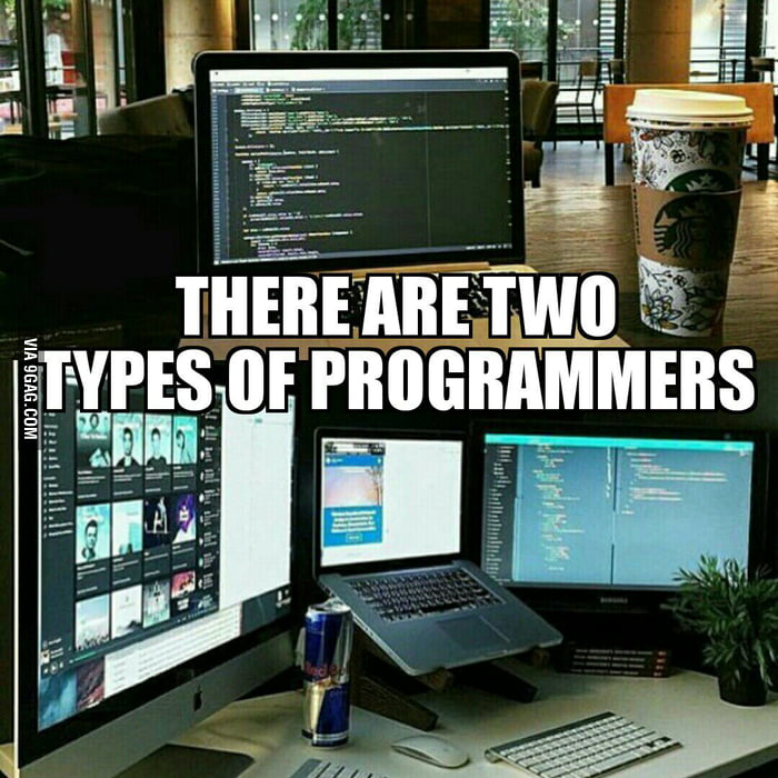 There are two types of programmers.... - 9GAG