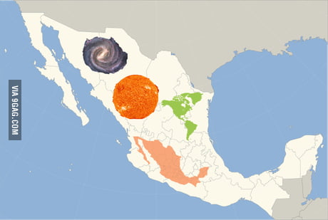 The True Size Of Mexico Real Size Of Mexico. Not Everything On The Internet Its True - 9Gag