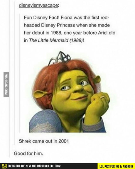 Fiona & Shrek first date - 9GAG