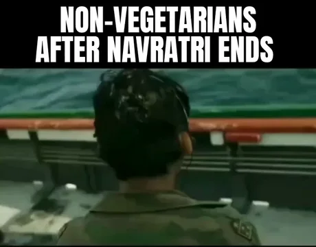 Navratri has ended, Murga lao re - 9GAG