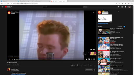 Rick Rolling All of  With a Paid Ad 
