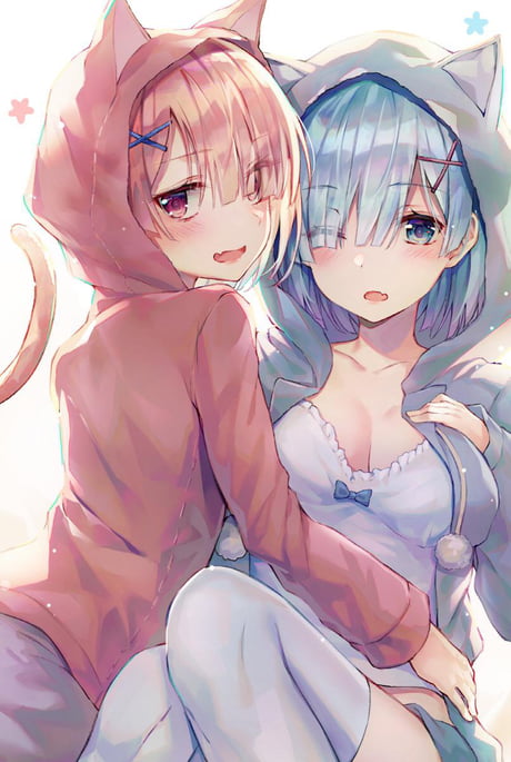 anime neko hoodie