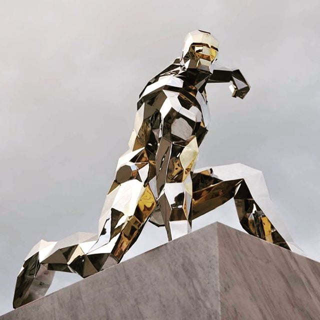 Iron Man Statue Titled "Man Of Steel" In Italy Pays Tribute To His