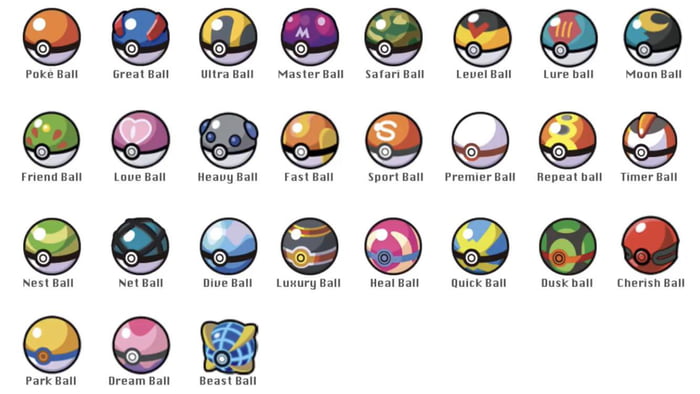 All the Pokeballs - 9GAG