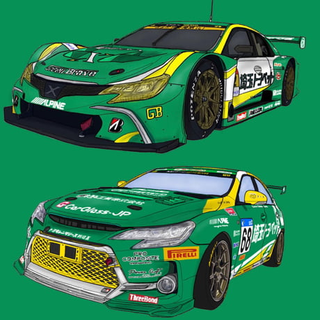 Saitama Toyopet Greenbrave Mark Xs Super Gt Gt300 Mother Chassis And The Original Version Super Taikyu Spec 9gag