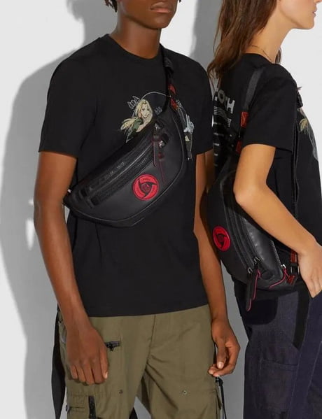 COACH × NARUTO Michael B JORDAN ベルトバッグ 競売 メンズ