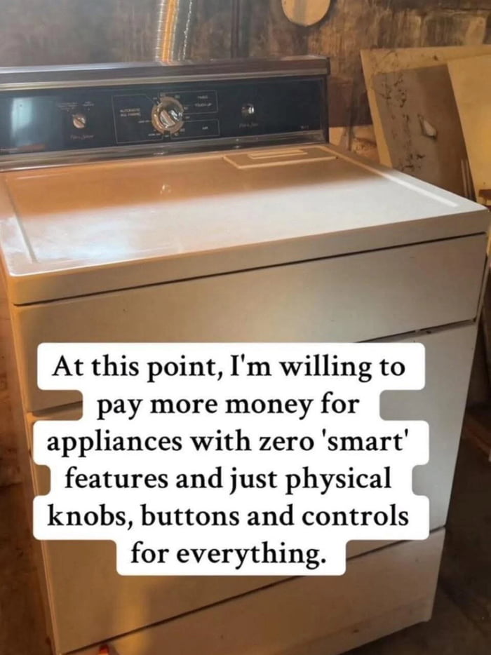 Just want a washer with a knob, not a PhD in app navigation
