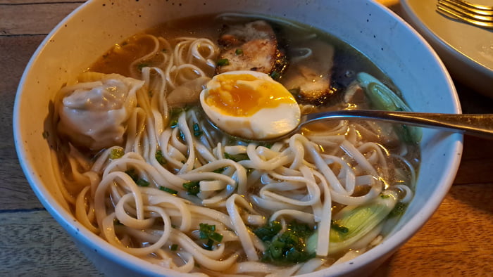 Day T-48. Ramen day. Chicken, dumpling and Soy Sauce Broth
