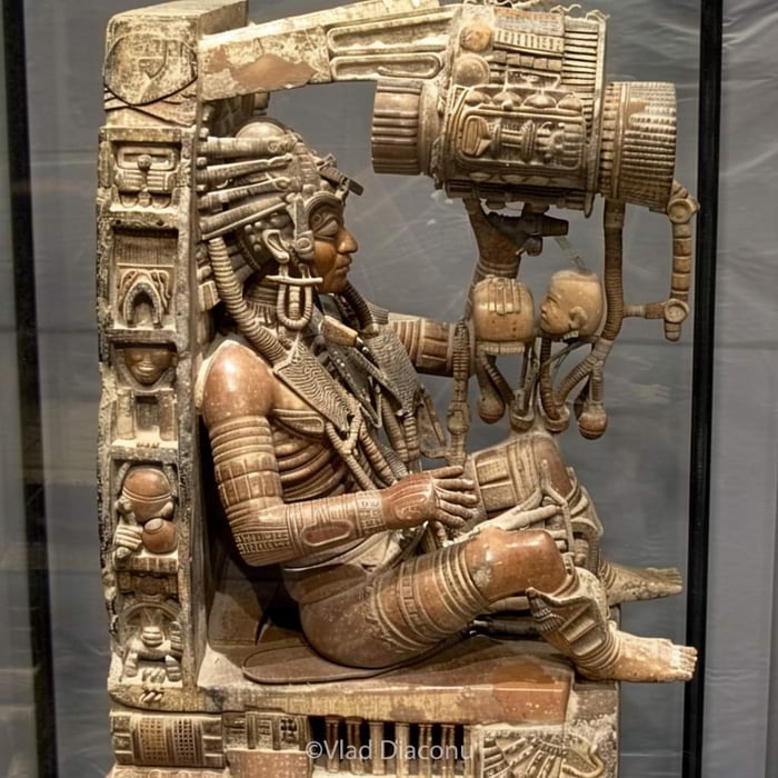 The mysterious Mayan Palenque Astronaut has captured the imagination of many scholars and enthusiasts alike. Depicted on the lid of Pakal the Great's sarcophagus in Palenque, this figure has sparked discussions of extraterrestrial connections to the Mayan civilization.