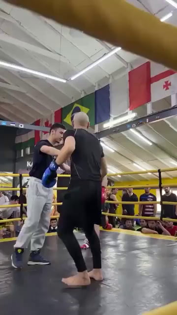 When you try to act tough but get knocked out