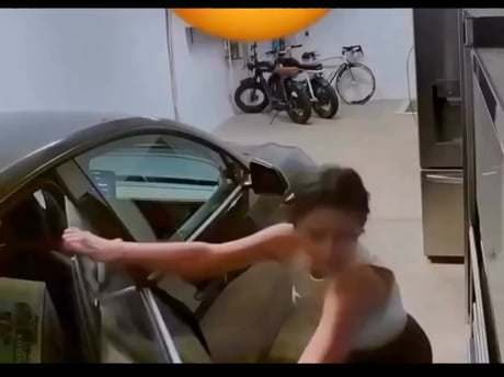 A man allowed his ex to use his car to move out some of her belongings