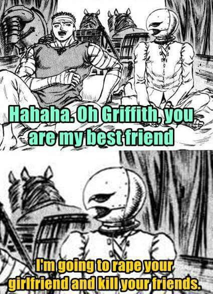 I think like Griffith sometimes.....