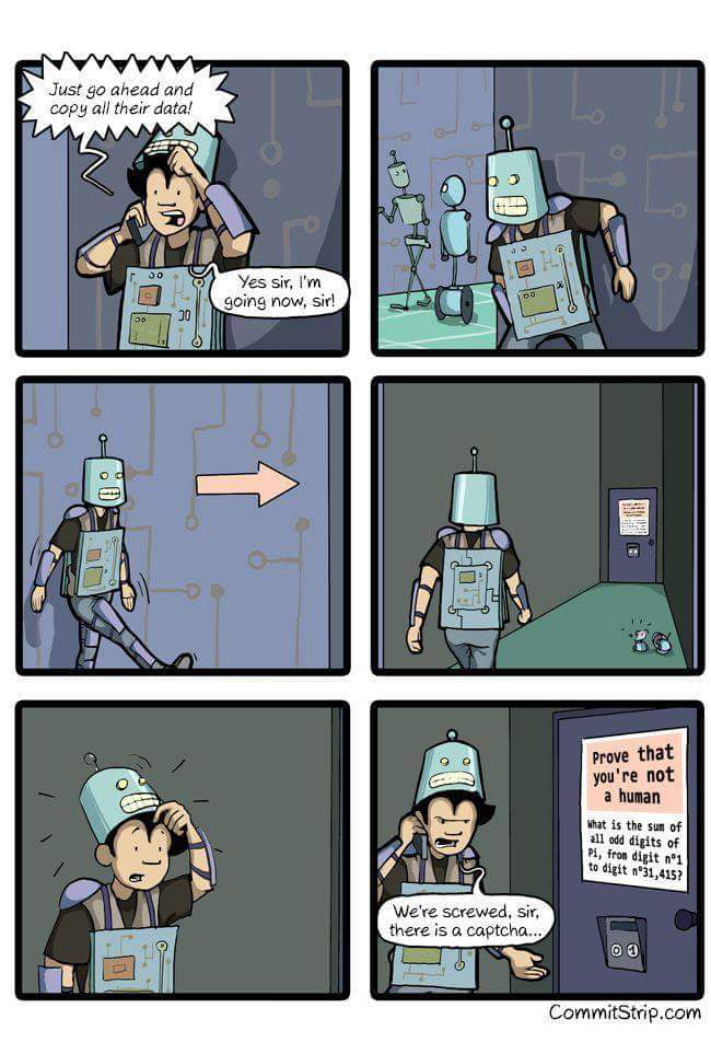 Prove that you are not a human.