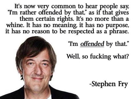 Stephen Fry, ladies and gentlemen
