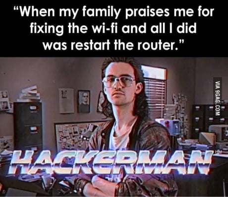 hackerman - #password #hack #computer #memes #9gag