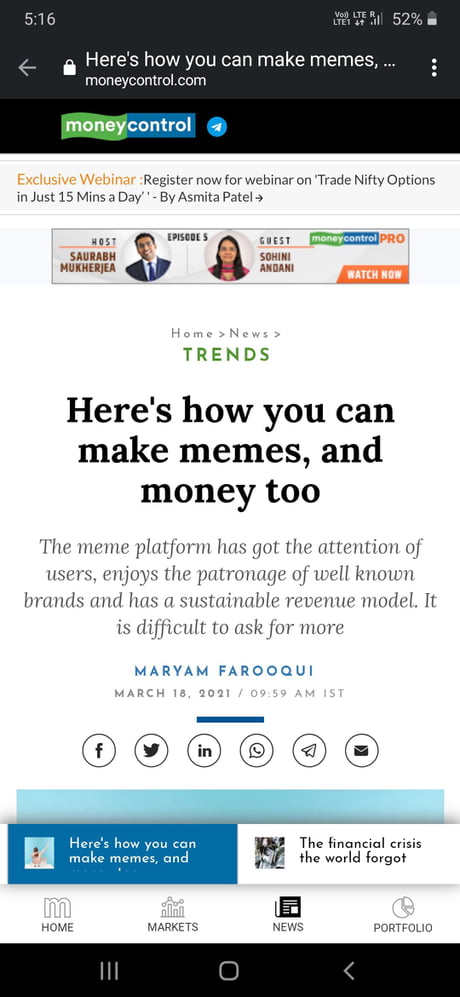 Here's how you can make memes, and money too