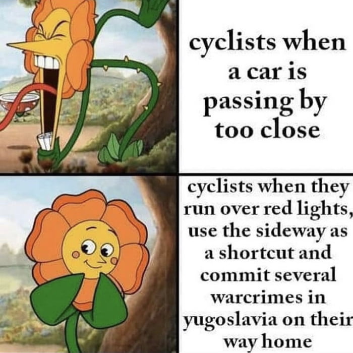 Cyclists are the worts people