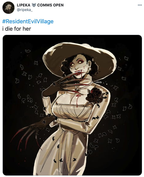 'Resident Evil Village' Tall Vampire Lady Inspired Fanarts - 9GAG