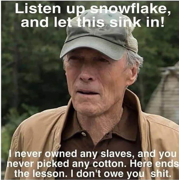 Clint Eastwood really legitimizes the meme.